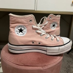 Platform Pink Converse